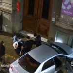 Un hecho de extrema violencia tuvo lugar en la ciudad de San Nicolás, donde una discusión terminó con un joven atropellado, un automóvil incrustado contra un edificio municipal y un efectivo policial gravemente lesionado.