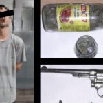 Un sujeto de 25 años fue detenido tras un allanamiento realizado en su domicilio de calle España al 1700, donde fue sorprendido en posesión de un arma de fuego de grueso calibre y marihuana. La operación se llevó a cabo en el marco de una investigación por un robo ocurrido días.