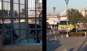 Gracias a la rápida intervención del personal de Bomberos de San Nicolás, se logró controlar un principio de incendio que se desató en el sector de las velas del santuario local durante la tarde del día de hoy.