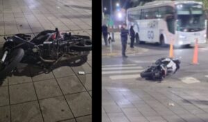 Un violento choque entre dos motocicletas ocurrido en la madrugada del viernes dejó como saldo a dos hombres con heridas de consideración. El hecho tuvo lugar en la intersección de Avenida Moreno y calle Nación, donde, por motivos que aún se investigan, ambos vehículos colisionaron entre sí.