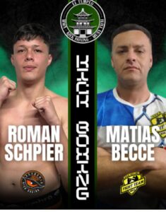 El nicoleño Matías Becce se enfrentará este viernes al rosarino Román Schpier en una esperada velada de kickboxing que tendrá lugar en la localidad de Gálvez. El evento, titulado El Templo, reúne a destacados peleadores del circuito nacional y genera gran expectativa entre los fanáticos del deporte de contacto.