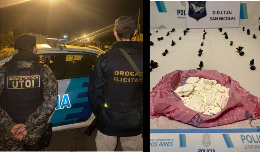 Un operativo conjunto entre la Delegación Departamental de Investigaciones del Tráfico de Drogas Ilícitas de San Nicolás y efectivos de la UTOI logró la detención de un reconocido narcotraficante oriundo de Rosario, quien operaba en el barrio La Laguna de Villa Ramallo, donde tenía atemorizados a los vecinos.