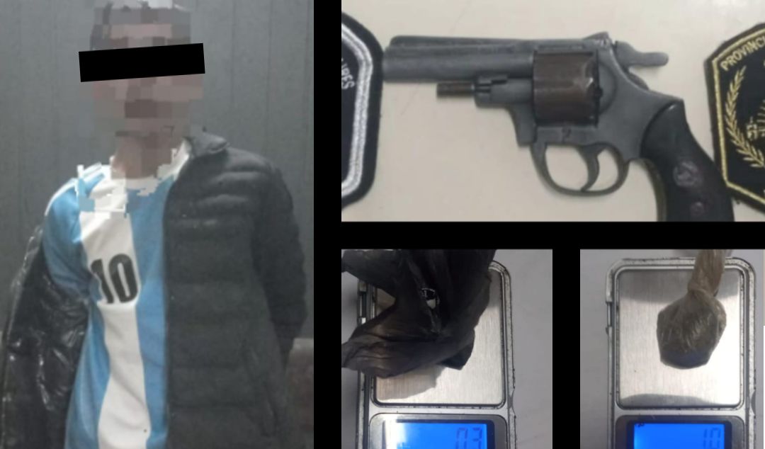 Durante un patrullaje preventivo en la zona de Ponce de León y Roca, personal de la Policía Local de San Nicolás detuvo a un joven de 20 años que se encontraba en actitud sospechosa. Al momento de ser interceptado, el sujeto intentó darse a la fuga junto a otro hombre en una motocicleta, pero fue reducido rápidamente por los efectivos.