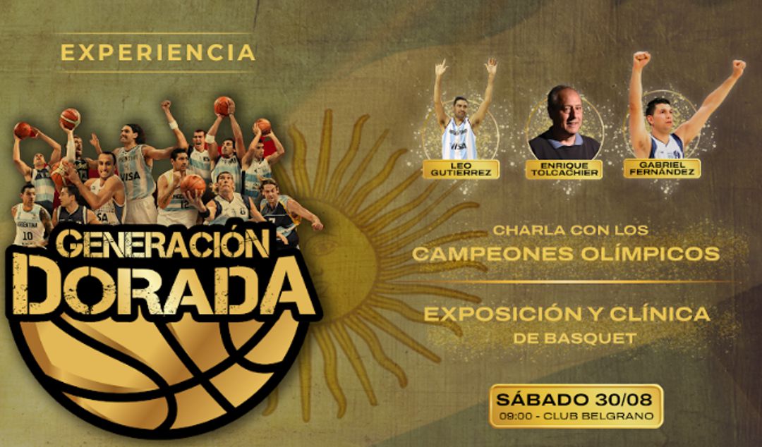 Este sábado 30 de agosto a partir de las 9:00 se llevará a cabo un evento muy especial en el Club Belgrano de San Nicolás, en homenaje al aniversario de la histórica medalla de oro obtenida por la Generación Dorada en los Juegos Olímpicos de Atenas 2004. La iniciativa es organizada por la Asociación de Básquetbol de San Nicolás y busca rendir tributo a aquel logro, al tiempo que ofrecerá un espacio de formación y motivación para toda la comunidad basquetbolística.