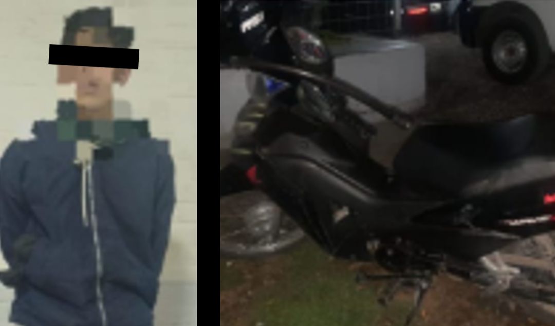 Un joven de 19 años fue aprehendido por personal del Comando de Patrullas tras intentar robarle la motocicleta a una mujer de 65 años en la intersección de Avenida Illia y Chopin, en la ciudad de San Nicolás. El hecho ocurrió el pasado 2 de agosto y generó la reacción inmediata de los vecinos de la zona, quienes intervinieron antes de la llegada policial.