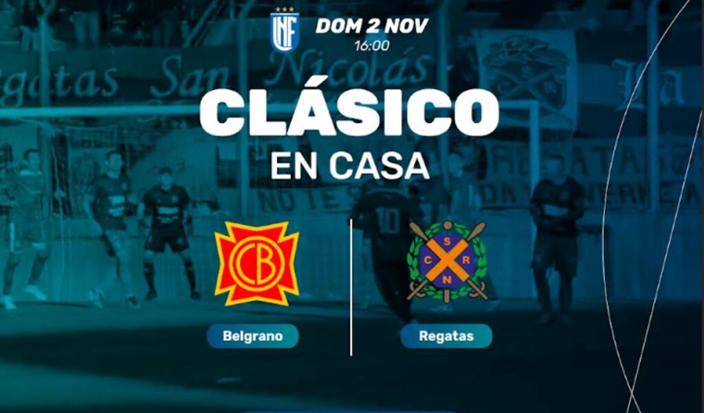 El próximo domingo 2 de noviembre a las 16:00, el Estadio San Nicolás será sede de una nueva edición del clásico nicoleño entre Belgrano y Regatas, un encuentro que promete una gran convocatoria y la presencia masiva de los hinchas de ambos clubes. La expectativa es alta y el operativo de seguridad ya se encuentra diagramado para garantizar que la jornada deportiva se desarrolle con normalidad.