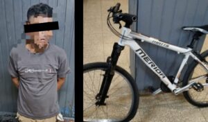 Un hombre de 34 años fue aprehendido por personal de la Policía Local luego de ser sorprendido en el momento en que intentaba robar una bicicleta en pleno centro de San Nicolás. El hecho ocurrió el miércoles 13 de noviembre en la intersección de avenida Savio y Cochabamba.