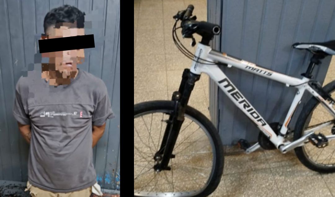 Un hombre de 34 años fue aprehendido por personal de la Policía Local luego de ser sorprendido en el momento en que intentaba robar una bicicleta en pleno centro de San Nicolás. El hecho ocurrió el miércoles 13 de noviembre en la intersección de avenida Savio y Cochabamba.