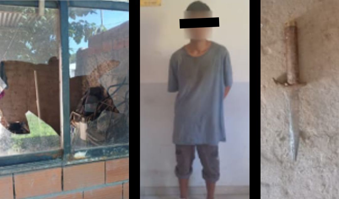 Un violento episodio familiar se registró en la tarde del 25 de noviembre en una vivienda ubicada en calle Sáenz al 750, donde un hombre de 34 años fue detenido luego de intentar atacar a su padre con un cuchillo y causar destrozos en la propiedad. El hecho quedó caratulado como Amenazas y Daño.