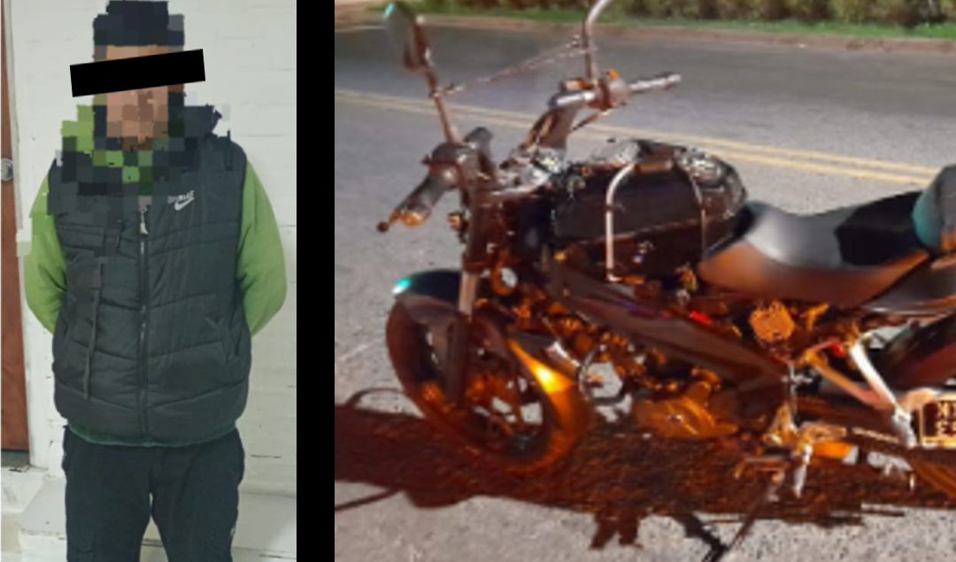Un joven de 22 años fue detenido luego de protagonizar una persecución policial en la zona de Avenida Illia y calle Melián, en San Nicolás. El hecho ocurrió, cuando efectivos de la Comisaría Tercera intentaron identificar al motociclista.