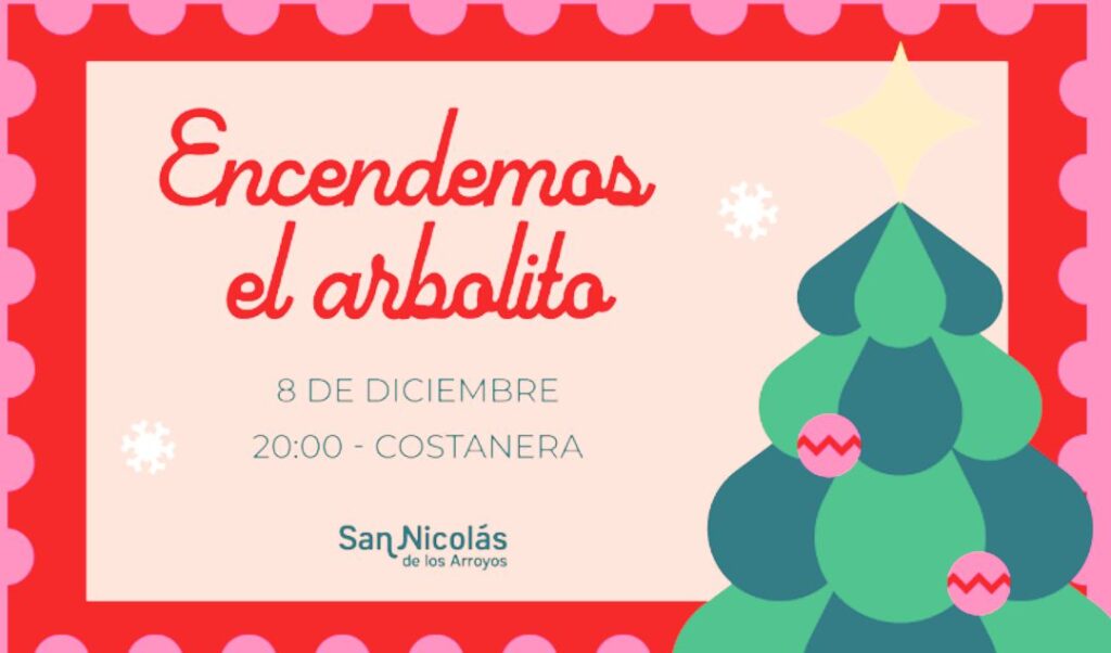 El municipio de San Nicolás realizó una invitación especial a todos los vecinos para presenciar el tradicional encendido del arbolito de Navidad, un evento esperado año tras año y que, como siempre, promete importantes sorpresas al mejor estilo nicoleño. Desde hace varias semanas, el espíritu festivo ya comenzó a sentirse en cada rincón de la ciudad con decoraciones instaladas en puntos emblemáticos como la Bajada Belgrano, Plaza Mitre, Plaza de los Inmigrantes, la Laguna Descubrí, el Teatro San Nicolás y la Costanera Alta.
