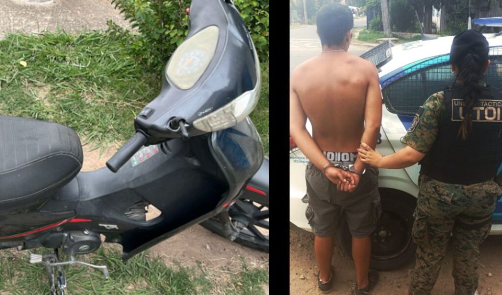 Un rápido accionar policial permitió recuperar una moto que había sido robada en la guardia del Hospital de Zona Oeste, luego de que la Central de Monitoreo Municipal alertara sobre un individuo que corría llevando el rodado sustraído. El episodio ocurrió durante la tarde de este jueves en la zona oeste de la ciudad.