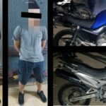 Efectivos de la Policía Local detuvieron a dos jóvenes durante un operativo realizado en la intersección de calles España y Colón, donde fueron interceptados mientras circulaban en dos motocicletas de procedencia dudosa y sin la documentación correspondiente.