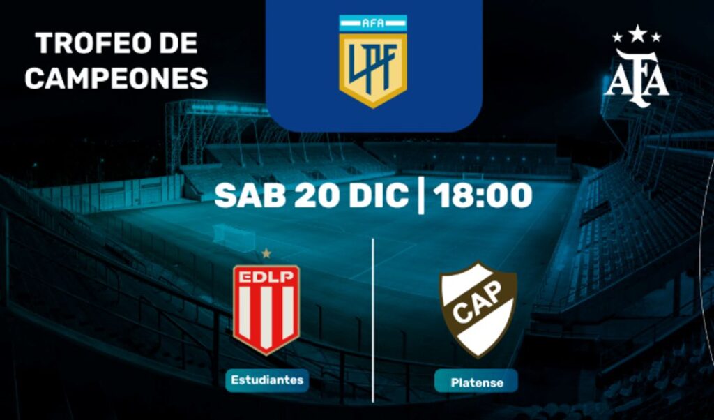 El próximo sábado 20 de diciembre, San Nicolás volverá a ocupar un lugar central en el fútbol argentino al convertirse en sede del Trofeo de Campeones 2025. Desde las 18:00, en el Estadio San Nicolás, Estudiantes de La Plata, reciente campeón del Torneo Clausura, y Platense protagonizarán una final que promete grandes emociones y un marco imponente.