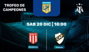 El próximo sábado 20 de diciembre, San Nicolás volverá a ocupar un lugar central en el fútbol argentino al convertirse en sede del Trofeo de Campeones 2025. Desde las 18:00, en el Estadio San Nicolás, Estudiantes de La Plata, reciente campeón del Torneo Clausura, y Platense protagonizarán una final que promete grandes emociones y un marco imponente.