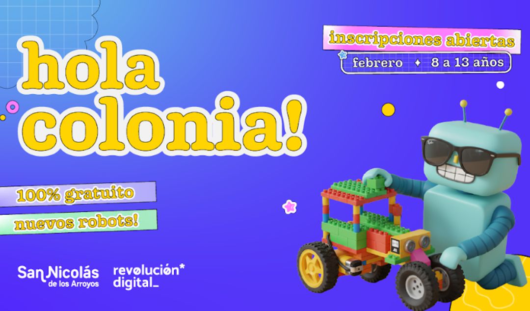 Desde esta semana se encuentra abierta la inscripción para una nueva edición de la Colonia de Robótica, una propuesta educativa que tiene como objetivo introducir a niños y niñas en el mundo de la robótica y la tecnología mediante proyectos concretos, promoviendo el pensamiento lógico, la creatividad, el trabajo en equipo y la resolución de problemas.