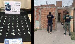 En un nuevo operativo contra el narcotráfico en San Nicolás, efectivos de la Delegación Departamental de Investigaciones del Tráfico de Drogas Ilícitas realizaron un allanamiento en el barrio Colombo que culminó con la detención de una mujer conocida en la zona como “La Abuela”, acusada de comercializar estupefacientes desde su vivienda.