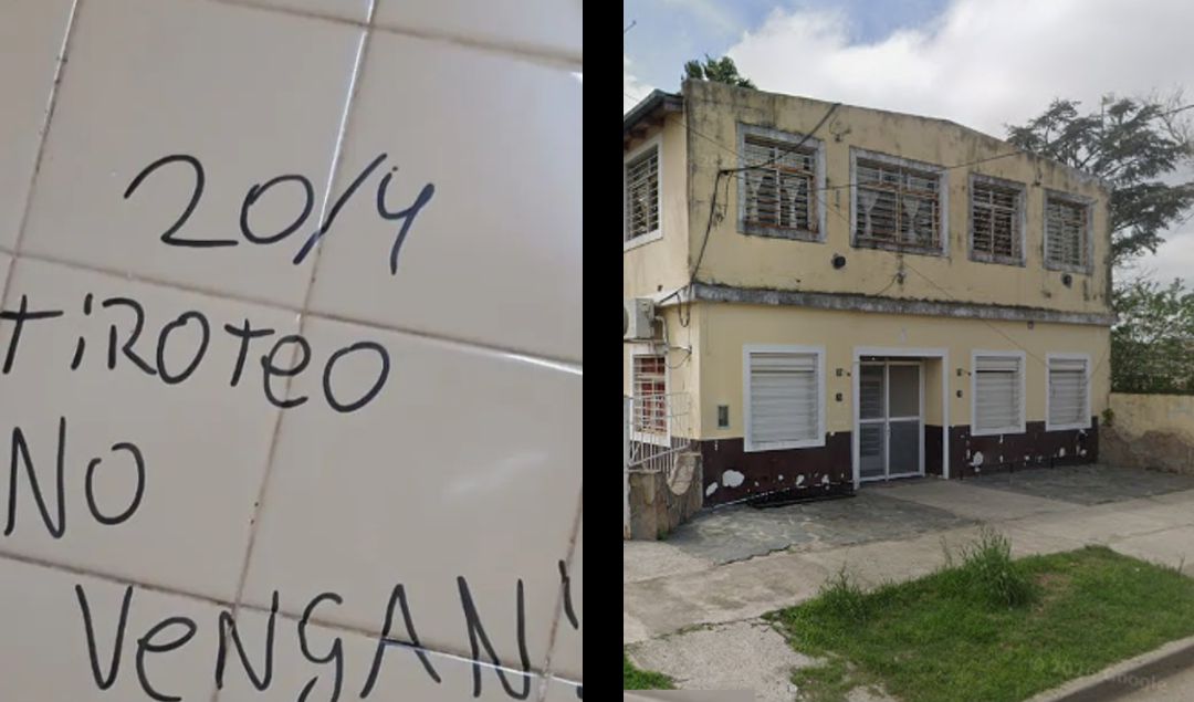 Un menor de 16 años fue aprehendido en la ciudad de San Nicolás tras ser identificado como el presunto autor de amenazas de tiroteo en la Escuela Secundaria N° 7, ubicada en calle Insaurralde al 1478, en barrio San Eduardo. El procedimiento fue llevado adelante por personal del Grupo táctico de Operaciones (GTO) de la Comisaría Segunda, en el marco de una rápida investigación que permitió esclarecer el hecho.