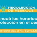 Con el objetivo de mantener la ciudad más limpia y ordenada, a partir de esta semana se implementarán modificaciones en el servicio de recolección de residuos en un amplio sector de San Nicolás. La medida alcanza a la zona comprendida entre las avenidas Falcón, Álvarez/Morteo, Alberdi y el río.