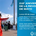 La Municipalidad de San Nicolás de los Arroyos invitó a todos los vecinos a participar de los actos conmemorativos por un nuevo aniversario de la Revolución de Mayo, que se desarrollarán en la localidad de La Emilia con distintas actividades patrias abiertas a toda la comunidad.