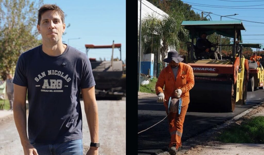 En medio de cuestionamientos por inversiones en espacios recreativos, el intendente de San Nicolás, Santiago Passaglia, aseguró que el municipio también está enfocado en obras esenciales que impactan directamente en la vida cotidiana de los vecinos, como la pavimentación en distintos barrios de la ciudad.