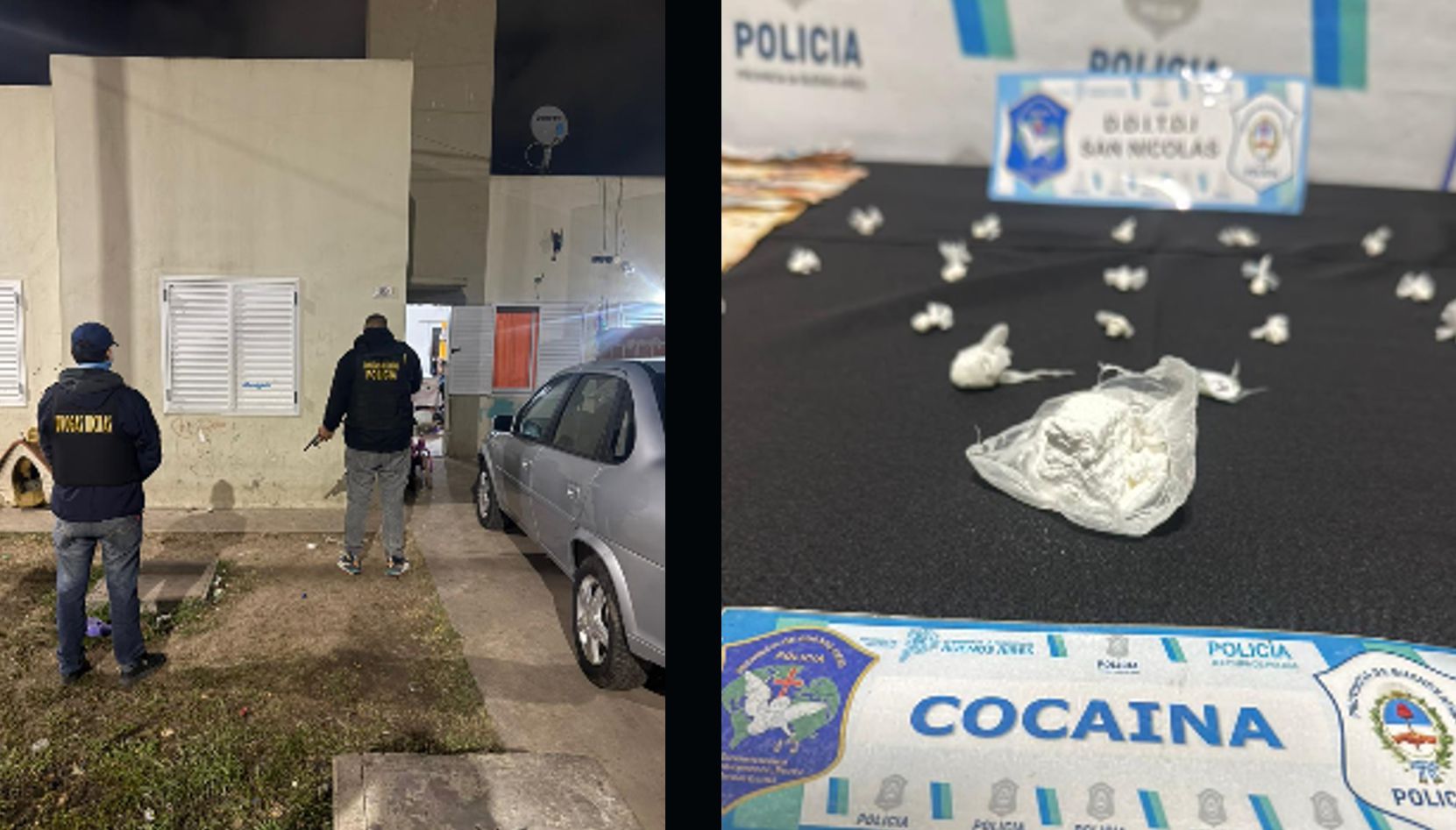 Un llamativo operativo antidrogas realizado en el barrio San Francisco de San Nicolás de los Arroyos dejó al descubierto un activo punto de venta de estupefacientes. Mientras los efectivos llevaban adelante el allanamiento, cinco personas llegaron hasta la vivienda con la aparente intención de comprar droga. Además, los investigadores secuestraron dos teléfonos celulares que contendrían videos grabados por el propio sospechoso, quien tenía el particular hábito de filmarse mientras comercializaba cocaína, material que ahora podría convertirse en una prueba clave en su contra.