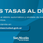 La Municipalidad de San Nicolás de los Arroyos continúa avanzando en la modernización de sus servicios y lanzó una nueva modalidad para facilitar el pago de las tasas municipales mediante débito automático.