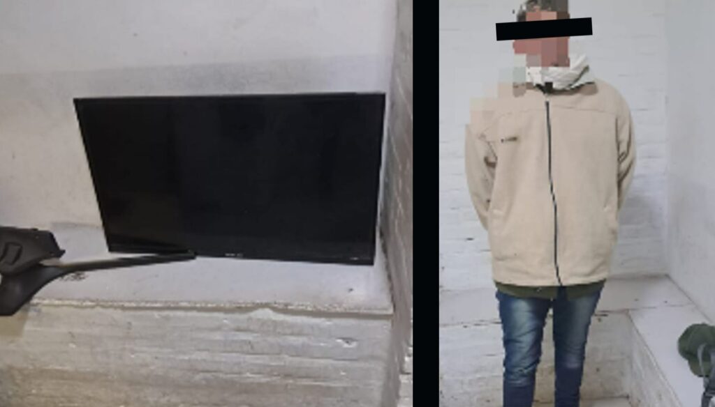 Personal policial de la Policía Local de San Nicolás de los Arroyos logró aprehender a un hombre de 35 años que transportaba un televisor en plena vía pública y no pudo acreditar ni la propiedad ni la procedencia del aparato, por lo que ahora buscan dar con el verdadero dueño del elemento secuestrado.