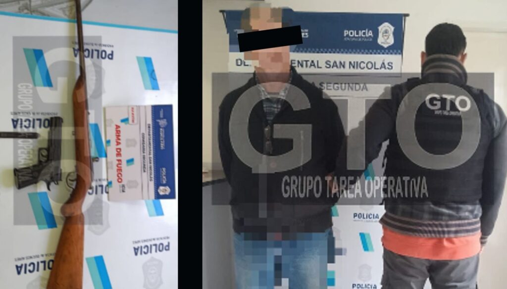 Una investigación iniciada tras una denuncia por amenazas derivó en un allanamiento con resultado altamente positivo en la zona norte de San Nicolás, donde las fuerzas de seguridad lograron secuestrar varias armas y aprehender a un hombre de 64 años.