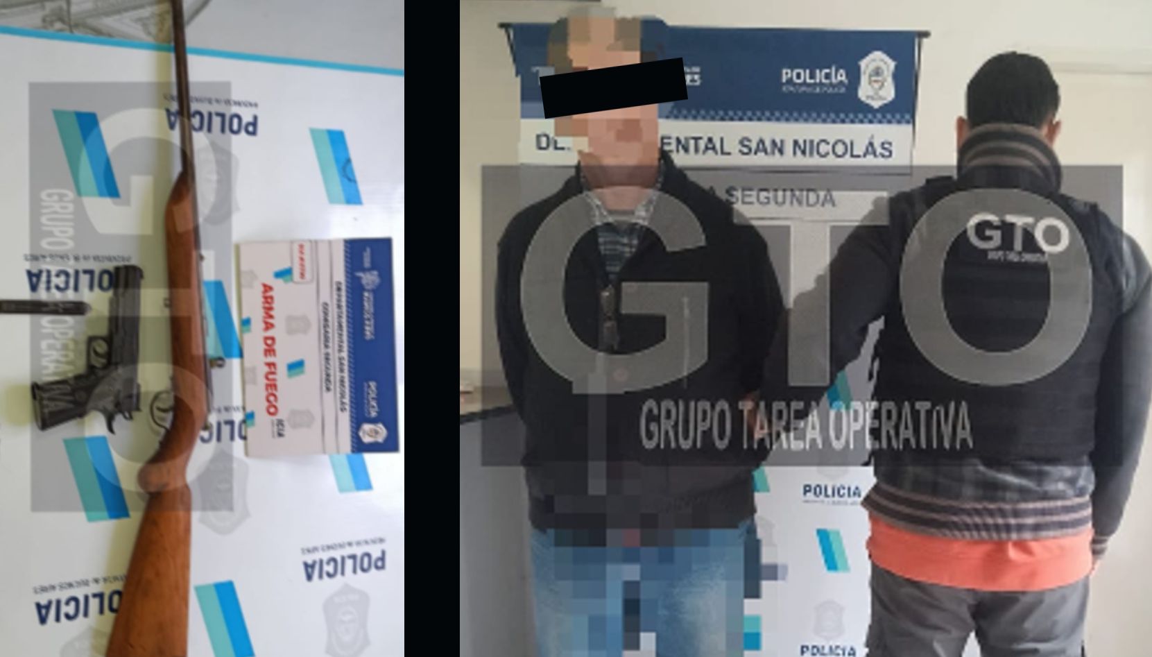 Una investigación iniciada tras una denuncia por amenazas derivó en un allanamiento con resultado altamente positivo en la zona norte de San Nicolás, donde las fuerzas de seguridad lograron secuestrar varias armas y aprehender a un hombre de 64 años.