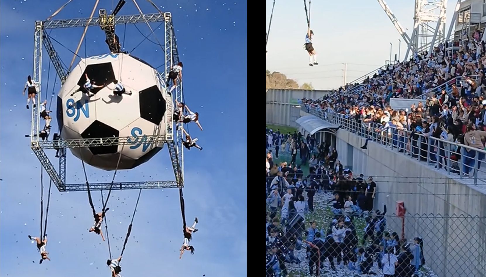 El Estadio San Nicolás se tiñó de celeste y blanco para recibir a miles de alumnos de cuarto grado que protagonizaron una de las jornadas patrióticas más emotivas y multitudinarias de la historia de la ciudad. La tradicional Promesa de Lealtad a la Bandera reunió a familias, docentes y vecinos en un evento cargado de emoción, música y espectáculos que transformaron el acto oficial en una verdadera fiesta.