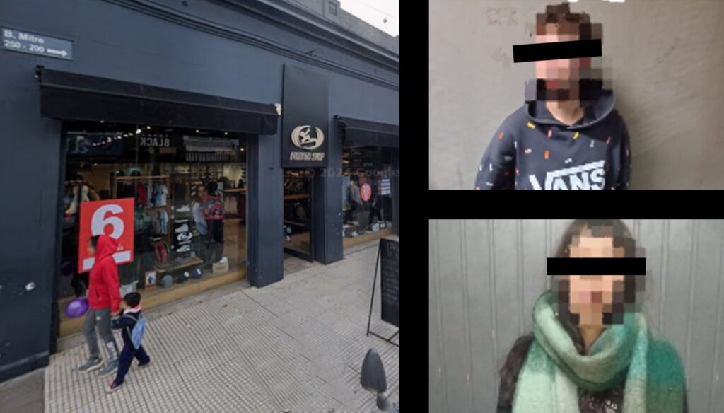 Dos jóvenes fueron detenidas luego de intentar sustraer mercadería de un conocido local de indumentaria ubicado en pleno centro de San Nicolás. El hecho ocurrió en una tienda situada sobre calle Mitre al 200, donde el personal del comercio advirtió rápidamente la maniobra delictiva y dio aviso a la Policía.