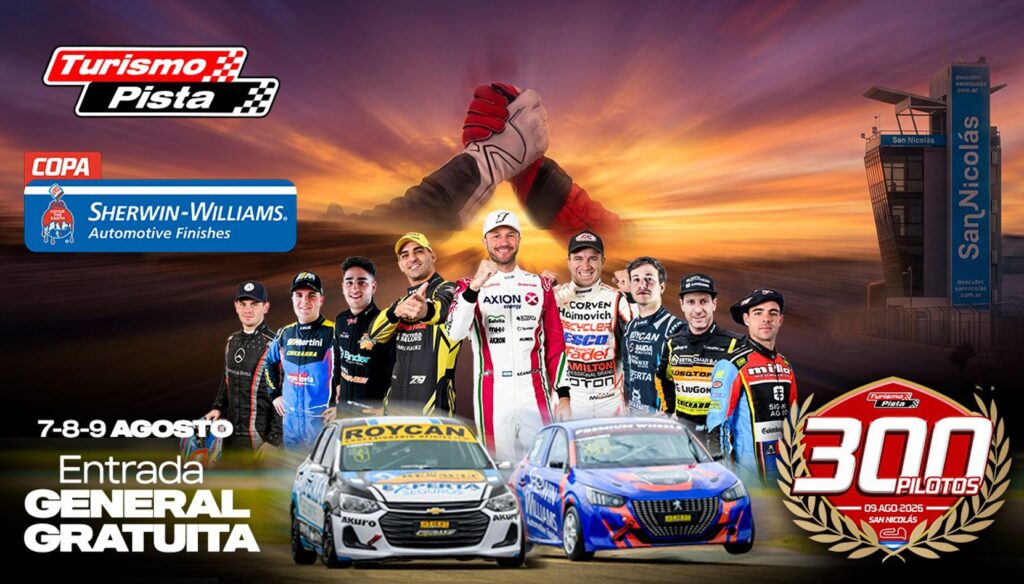 El Autódromo San Nicolás volverá a convertirse este fin de semana en el epicentro del automovilismo nacional con una nueva edición de la tradicional Carrera de los 300 Pilotos del Turismo Pista, un espectáculo que reunirá a 150 duplas y contará además con la presencia del Turismo Carretera 2000.