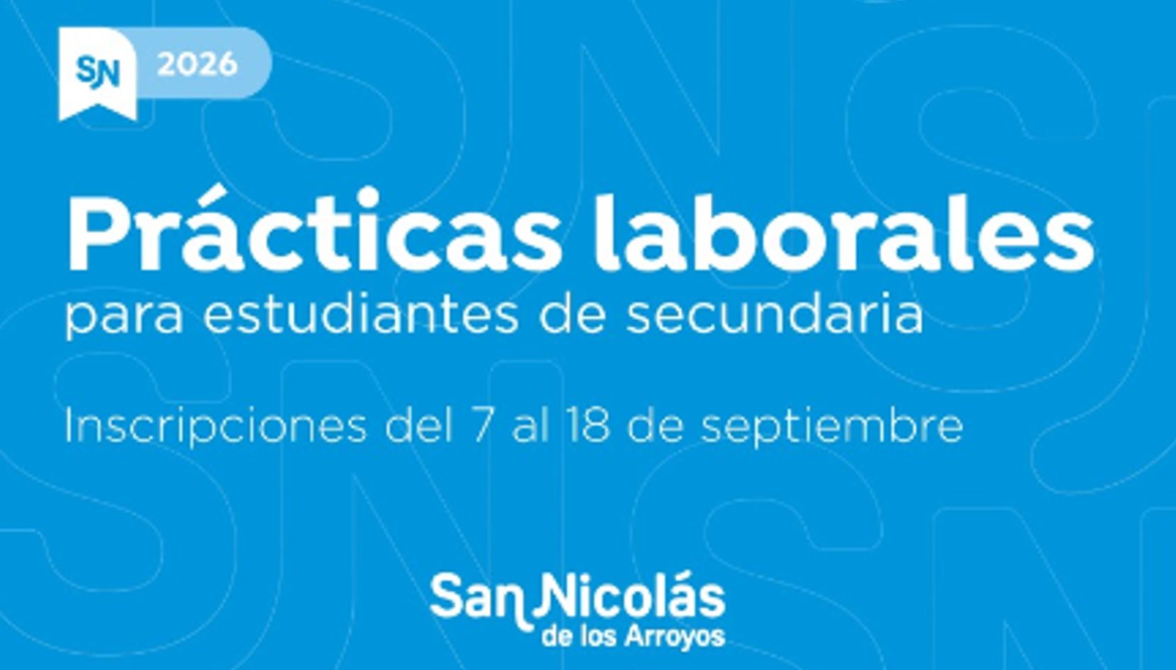 La Municipalidad de San Nicolás, junto a la Federación de Comercio e Industria, anunció una nueva edición del Programa de Prácticas Laborales, una iniciativa destinada a estudiantes que cursan el último año de escuelas secundarias públicas y privadas de la ciudad.