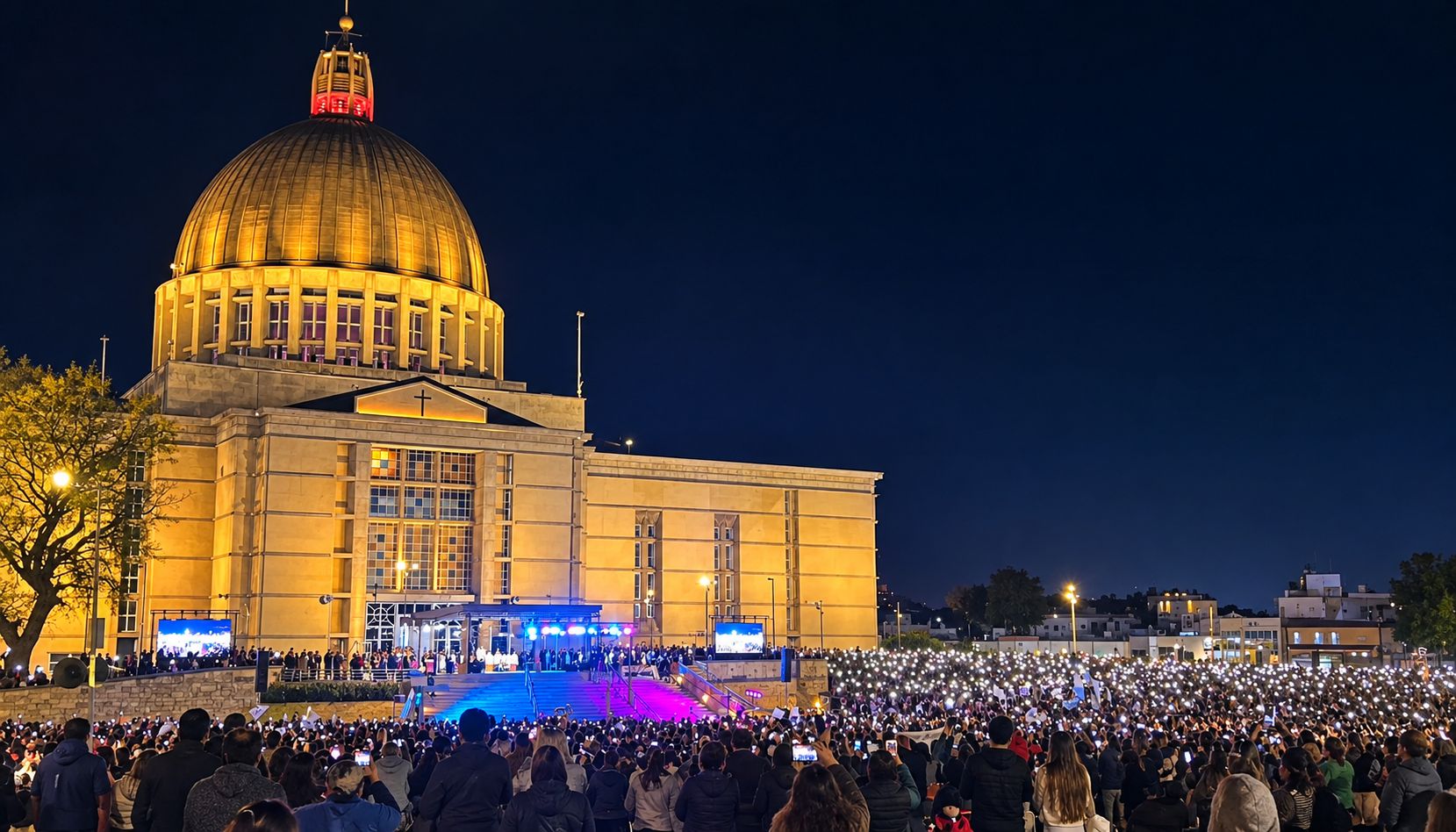 Miles de peregrinos participaron de la tradicional misa nocturna con motivo del 43° aniversario de la Virgen del Rosario, en una jornada marcada por la fe y la presencia de familias y devotos que se acercaron para rendir homenaje y pedir por sus seres queridos.