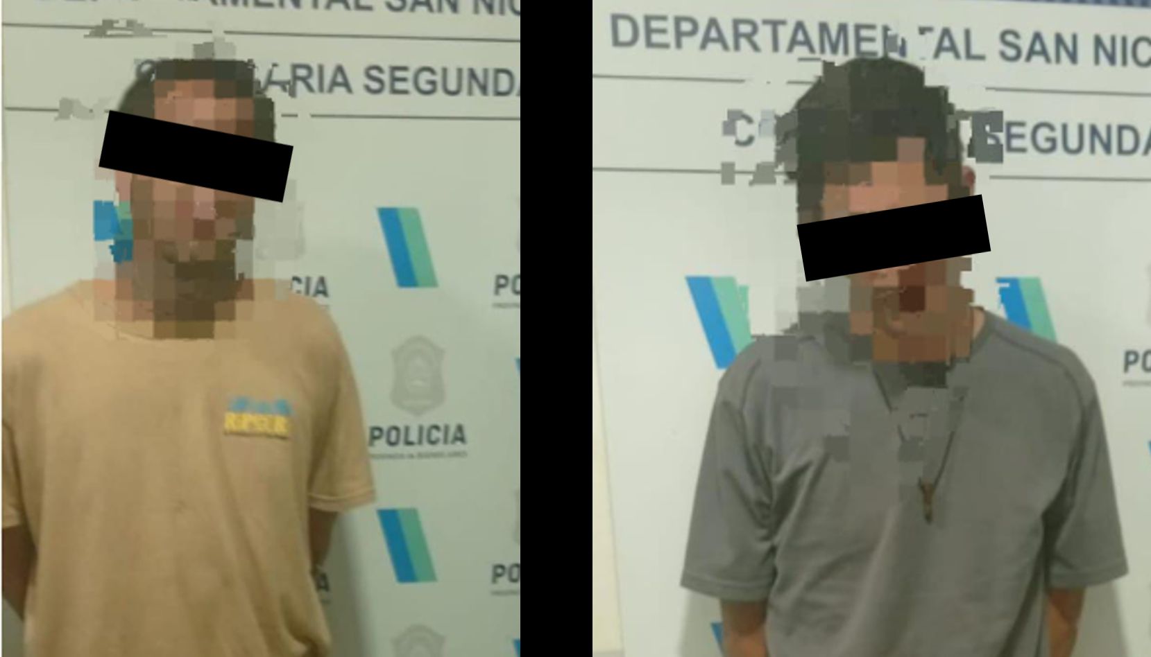 Dos hombres, de 33 y 29 años, fueron aprehendidos durante un procedimiento policial luego de ser sorprendidos en el interior de una vivienda ubicada en Cepeda al 500, mientras sustraían distintos elementos.