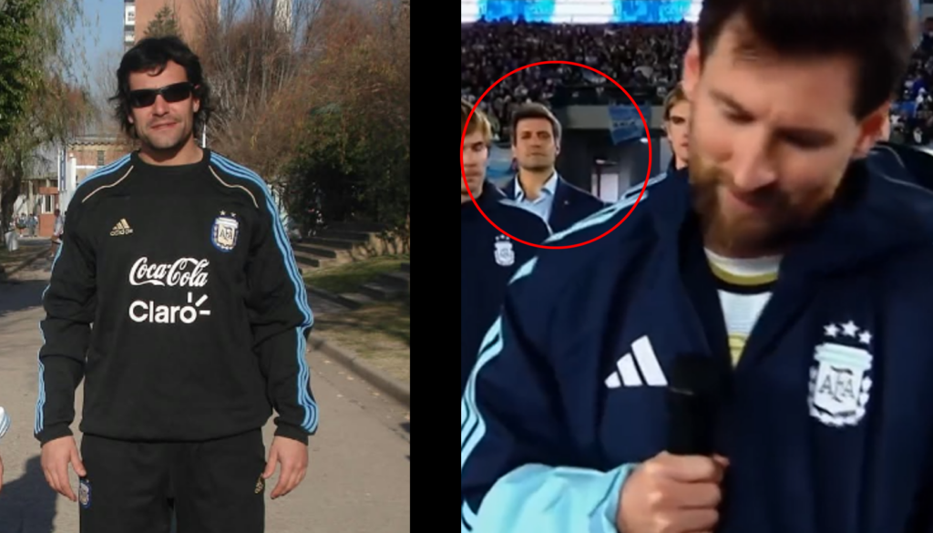 Una particular presencia nicoleña se destacó durante la jornada de despedida de la Selección Argentina en el estadio Monumental. Juan Martín Fossa, jugador de rugby de Regatas San Nicolás, fue parte del equipo de seguridad encargado de custodiar a Lionel Messi durante el encuentro.
